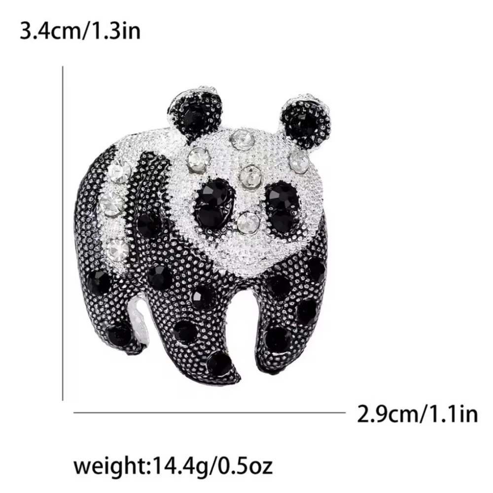 VQ Panda Brooch